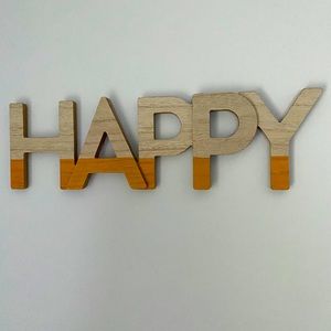Decorative wooden sign
